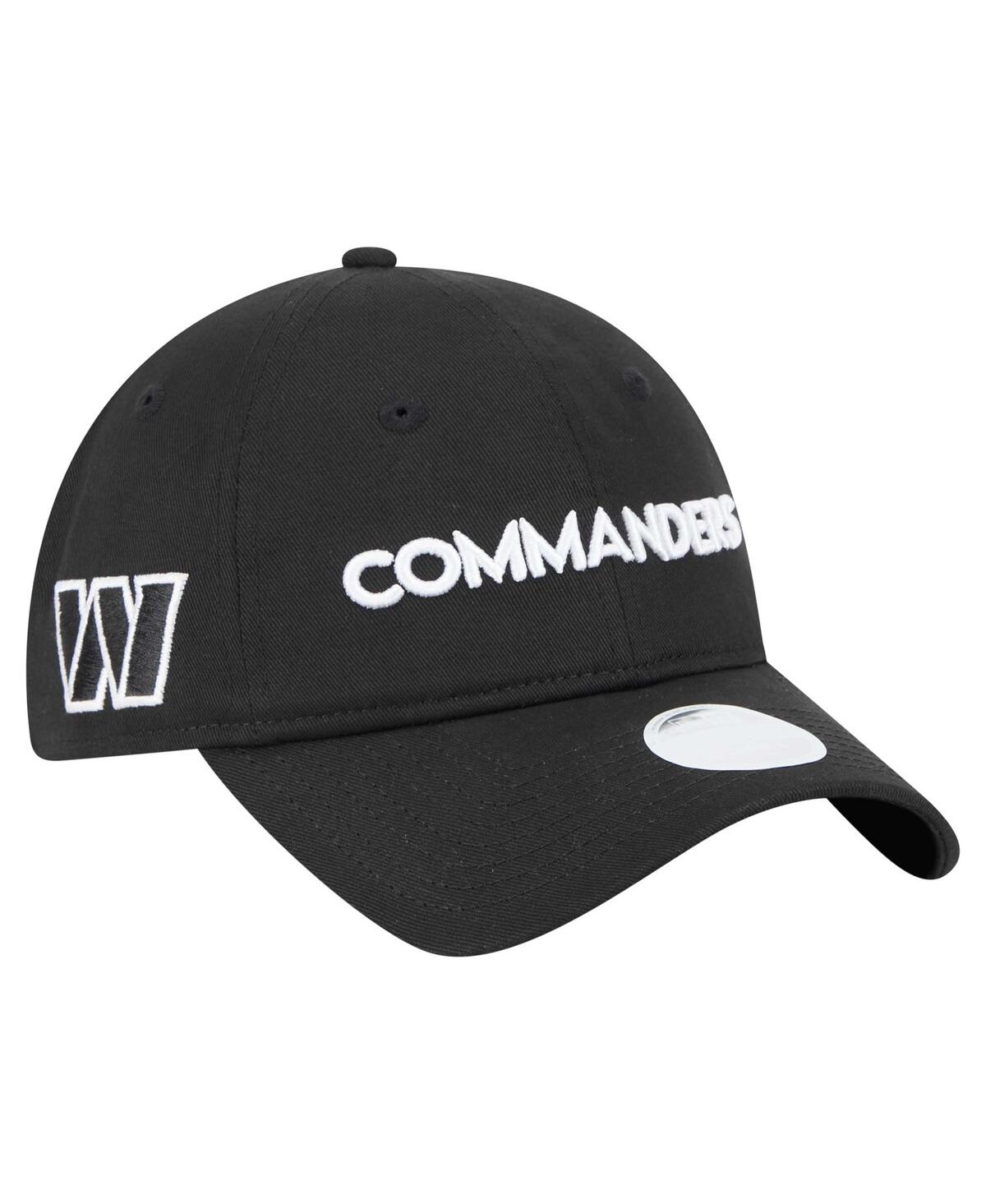 New Era Women's Black Washington Commanders Cece 9TWENTY Adjustable Hat
