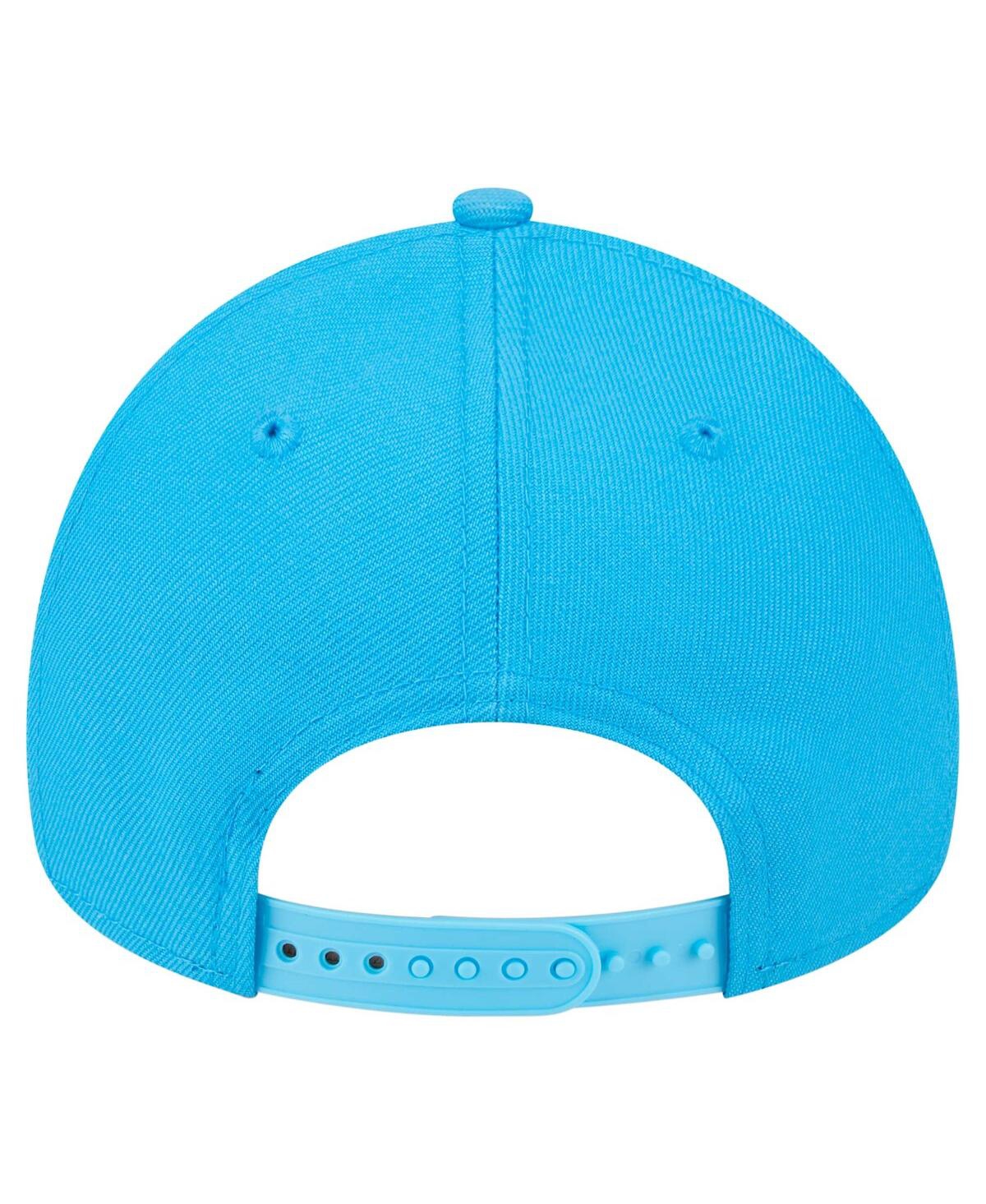 NEW ERA MEN'S BLUE CAROLINA PANTHERS A-FRAME 9FORTY ADJUSTABLE HAT 