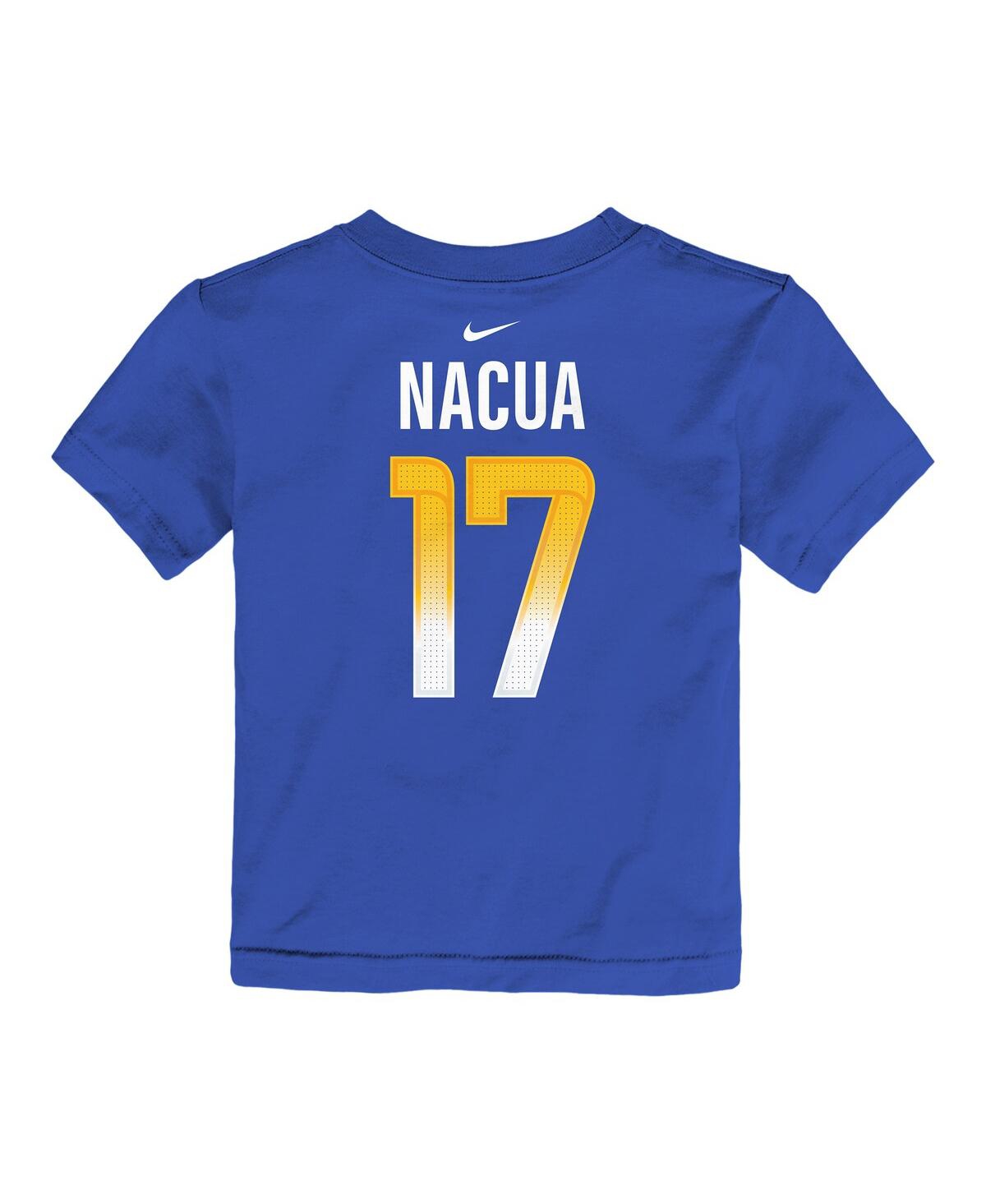 Nike Toddler Puka Nacua Royal Los Angeles Rams Player Name Number T-shirt In Royal
