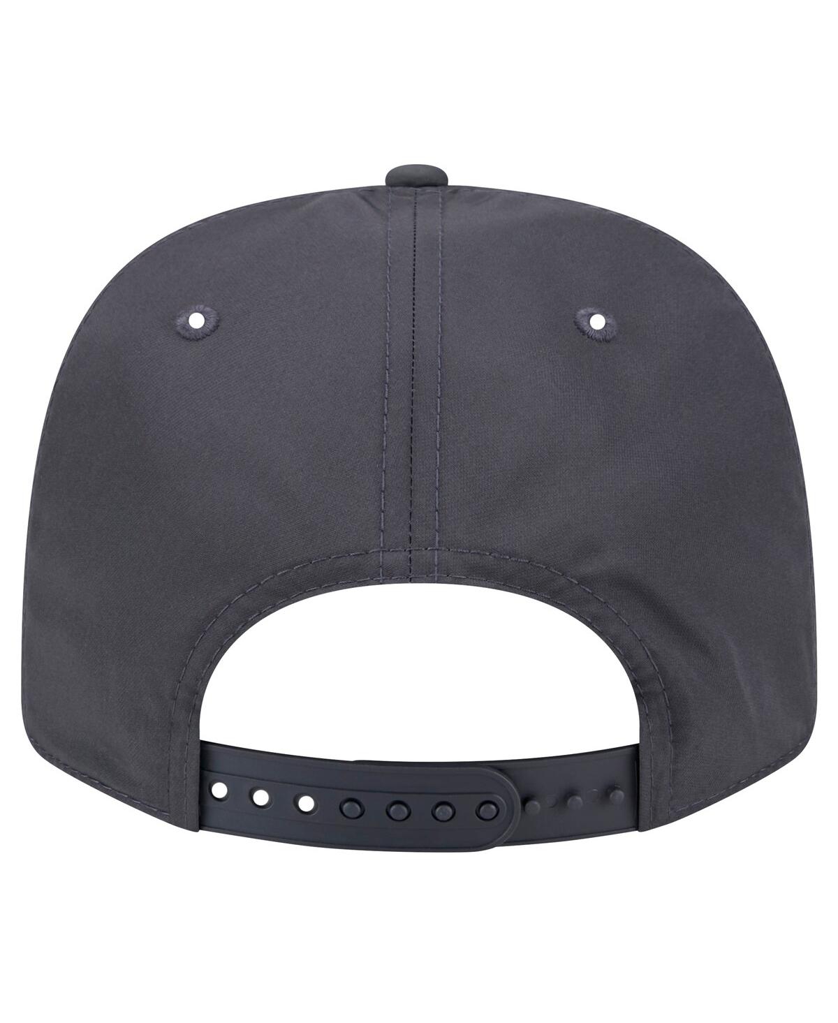 NEW ERA MEN'S GRAPHITE NEW YORK JETS MAIN 9SEVENTY STRETCH-SNAP HAT 