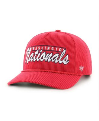 '47 Brand - Men's Red Washington Nationals Corduroy Hitch Adjustable Hat