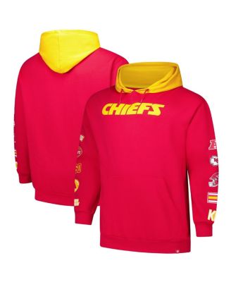 Fanatics - Men's  Red Kansas City Chiefs Big & Tall Patched Out Pullover Hoodie