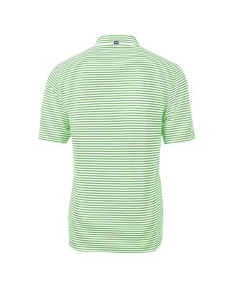 Men's Kelly Green Philadelphia Eagles Virtue Eco Pique Stripe Polo