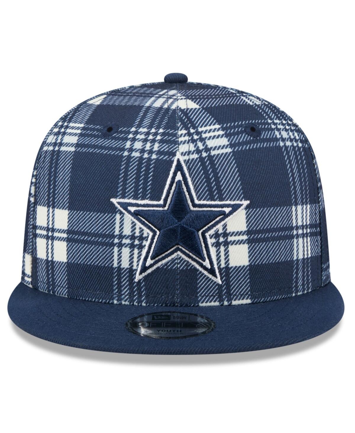 New Era Big Boys And Girls Navy Dallas Cowboys 2024 Sideline Statement 9fifty Snapback Hat In Navy