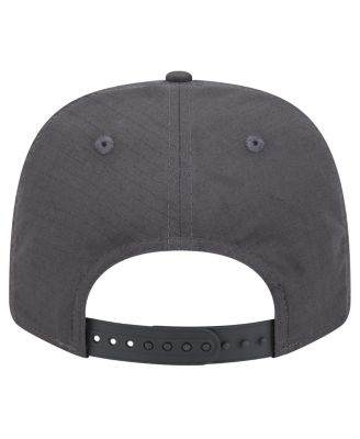 Men's Graphite Golden State Warriors Team Elevated Patch 9SEVENTY Adjustable Hat