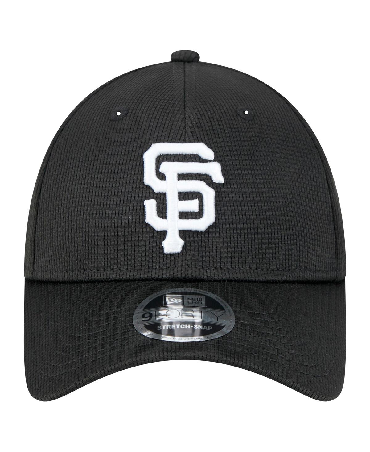 New Era Men's Black San Francisco Giants Pivot 9forty Adjustable Hat In Black