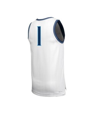 Men's White Villanova Wildcats 1 Retro Replica Basketball Jersey
