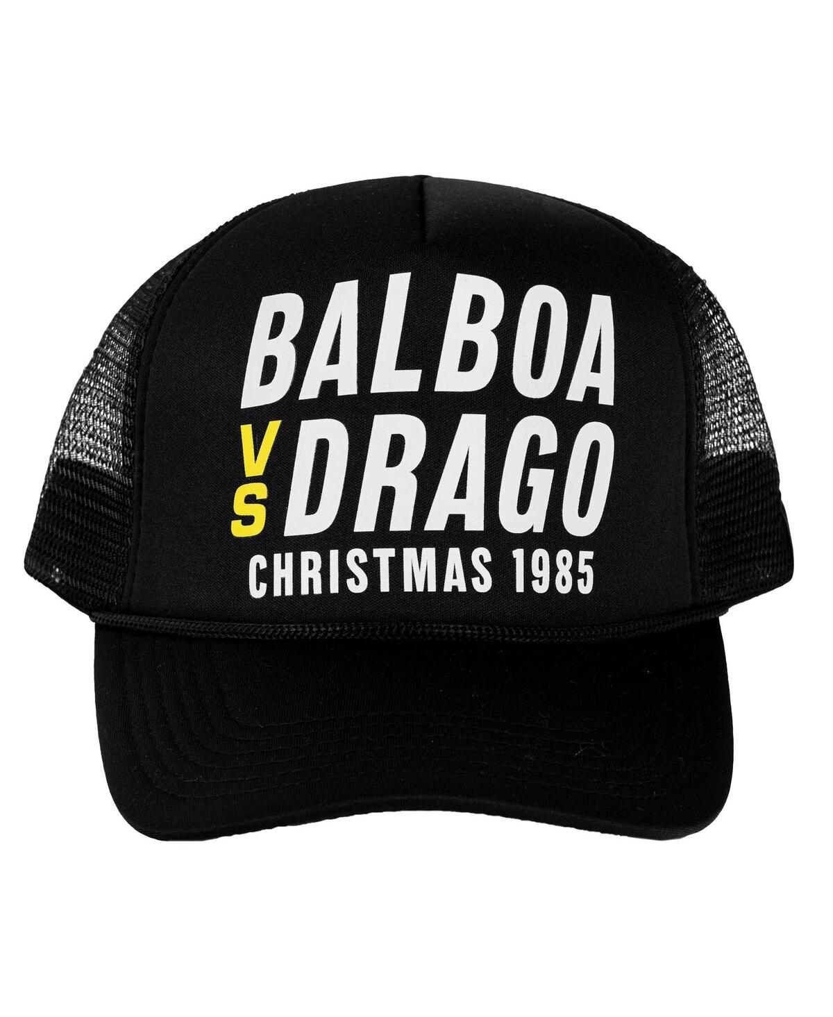 Men's and Women's Black Rocky Worlds Will Collide Trucker Adjustable Hat - Black
