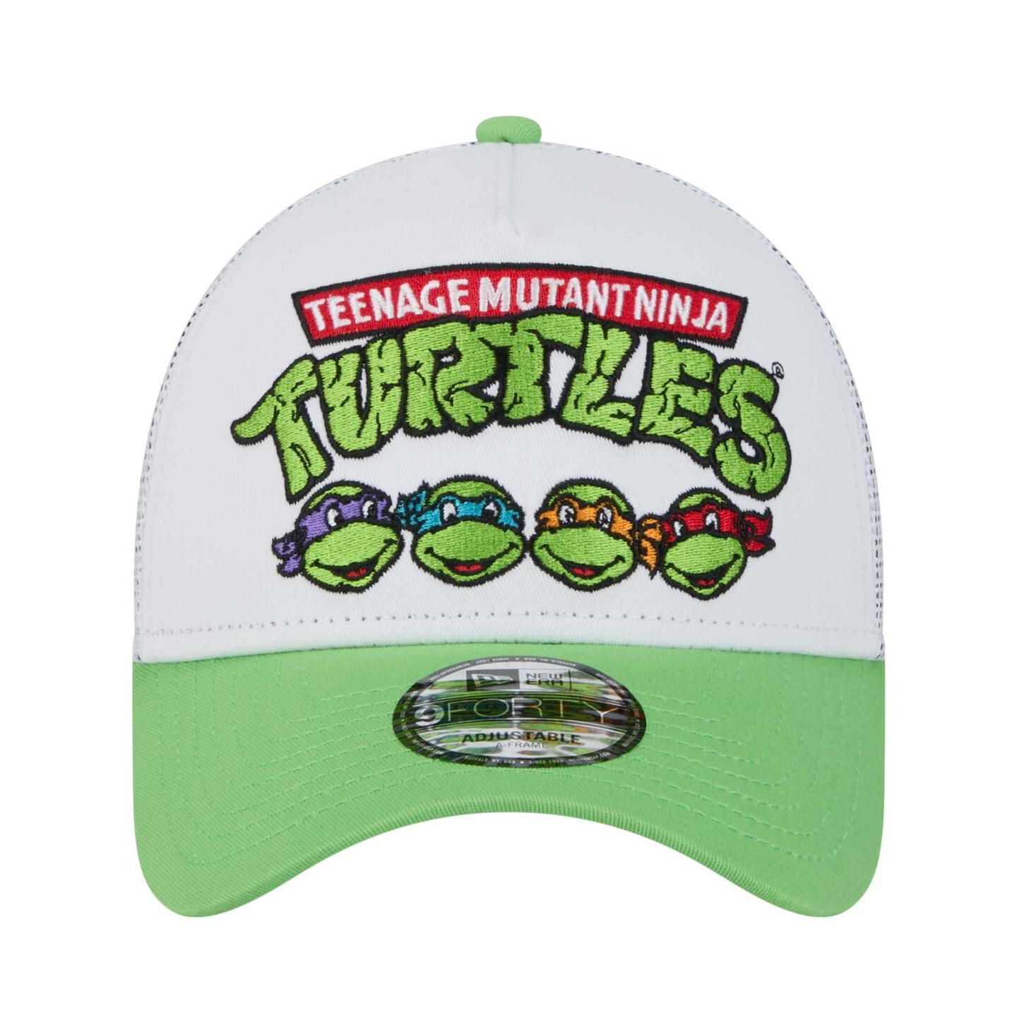 Мужская кепка New Era White Teenage Mutant Ninja Turtles 9FORTY Adjustable Hat — фото 5