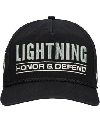 Men's Black Tampa Bay Lightning OHT Military Appreciation Homeland Honor and Defend Hitch Adjustable Hat