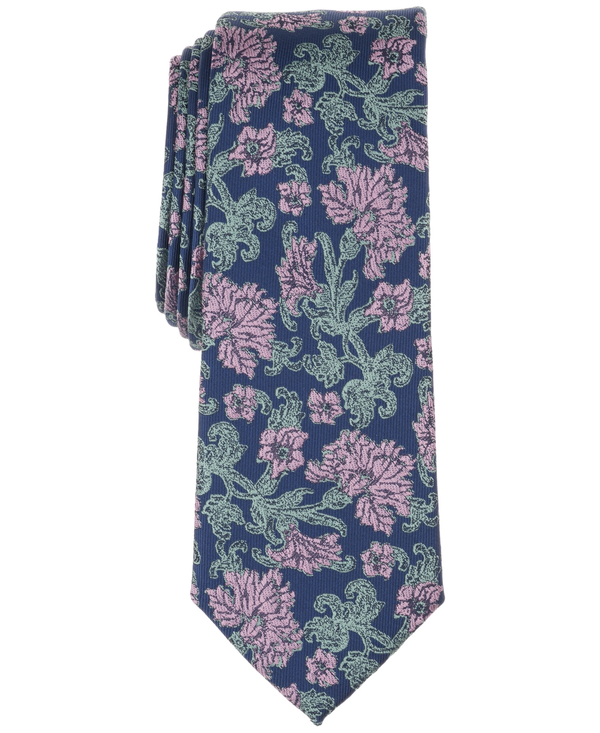 Men's Cloak Floral Tie, Exclusively at Macy's - Rose
