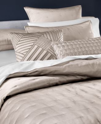 Glint Quilted 2-Pc. European Sham Set, Exclusively at Macy’s