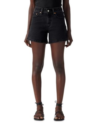 Women's Mid-Rise A-Line Denim Shorts