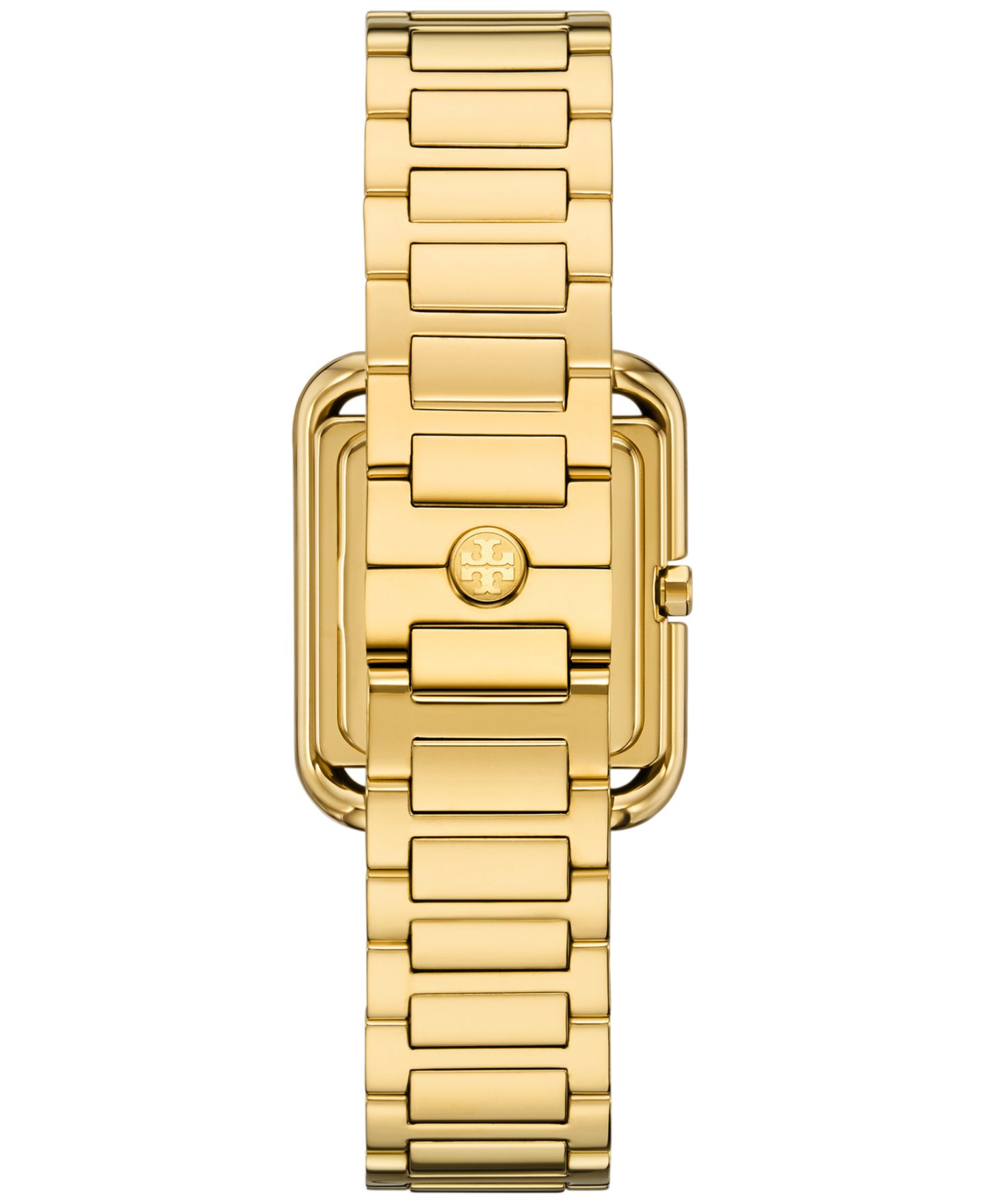 Женские часы Tory Burch The Kira Square Gold-Tone Stainless Steel Bracelet Watch 24mm — фото 3