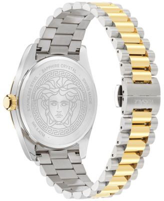 Men's Swiss Millenyium Two-Tone Stainless Steel Bracelet Watch 40mm