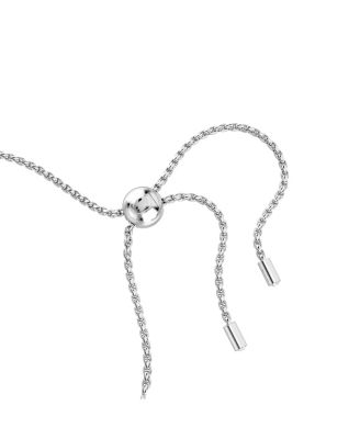 Matrix Mixed Round Cuts White Rhodium Plated Tennis Bracelet