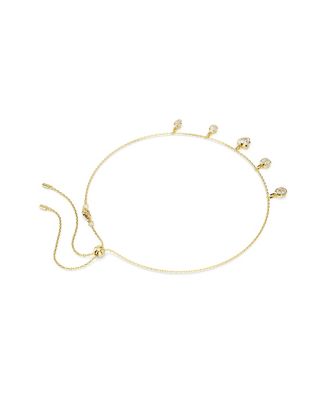 Imber Mixed Cuts White Gold-Tone Plated Necklace