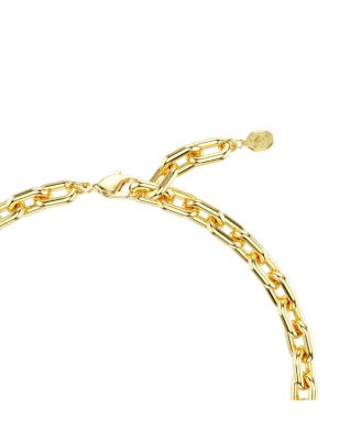 Idyllia Mixed Cuts Flower Multicolored Gold-Tone Plated Necklace