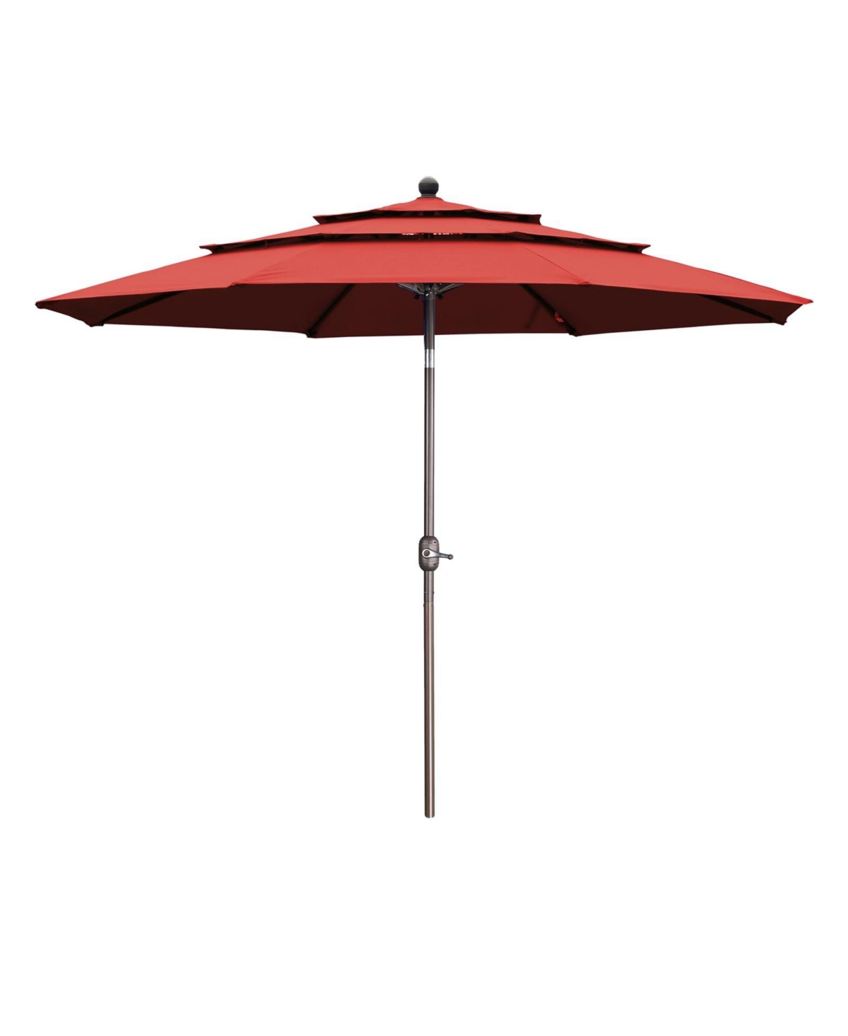 Garden Market Umbrella - Outdoor Patio Umbrella Round-Wine Red