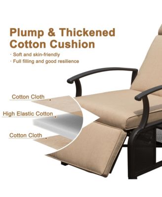 Adjustable Patio Recliner Chair Lounge Chairs