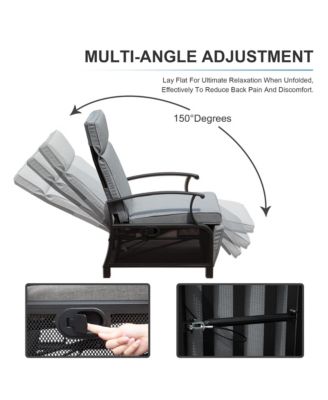 Adjustable Patio Recliner Chair Lounge Chairs
