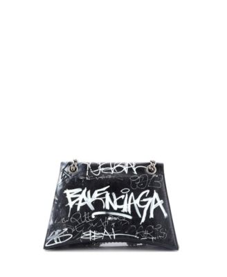 Medium Graffiti Crush Chain Flap Bag Leather