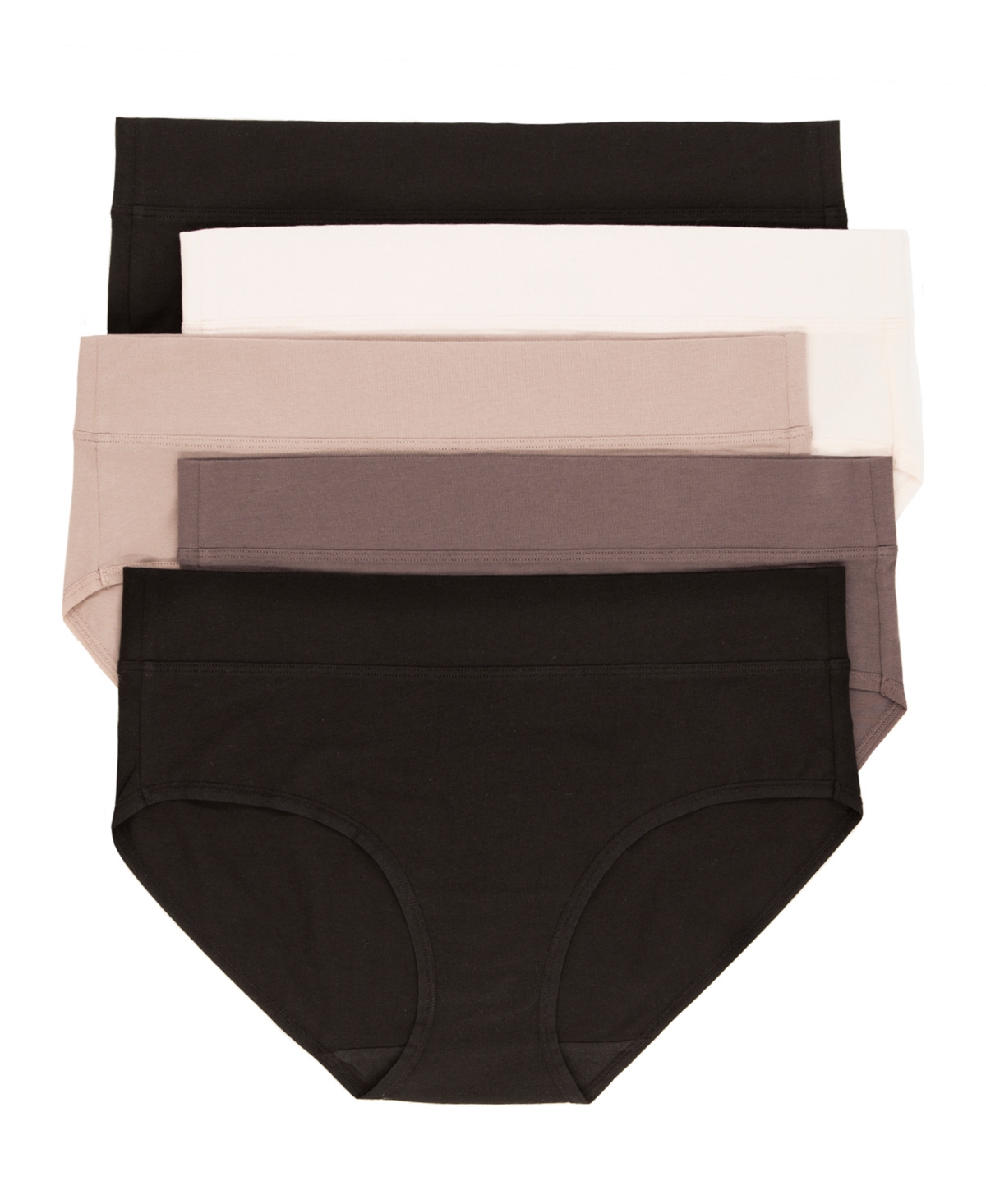 Women's 5-Pack Pima Cotton Hipster Panty - City Basics