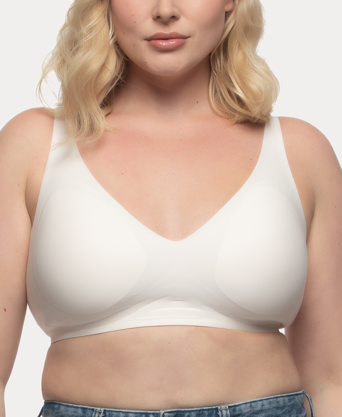 Women's Hint of Skin Wire Free T-shirt Bra - Gull