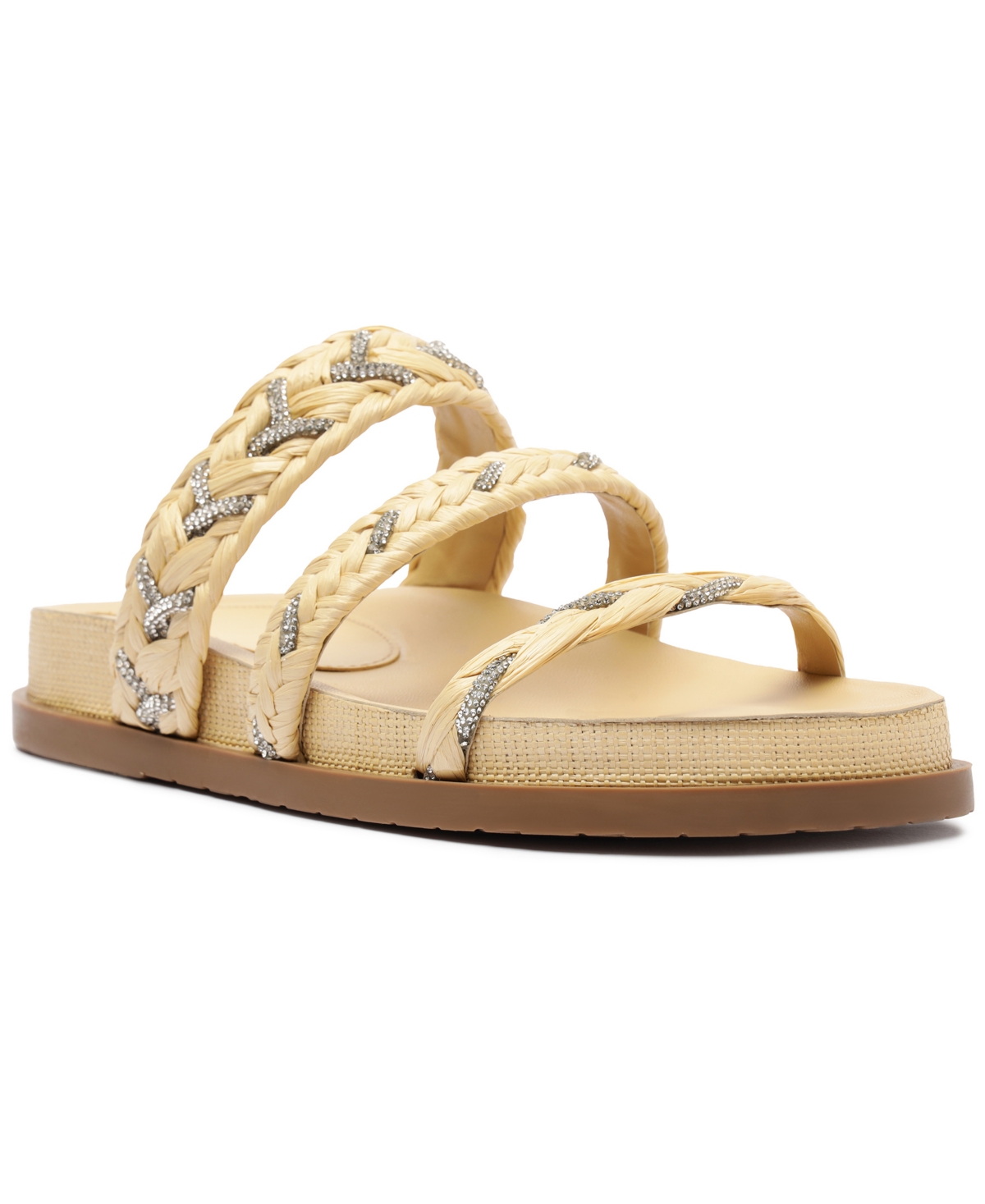 Women's Mila Slip-On Flatform Sandals - Natural