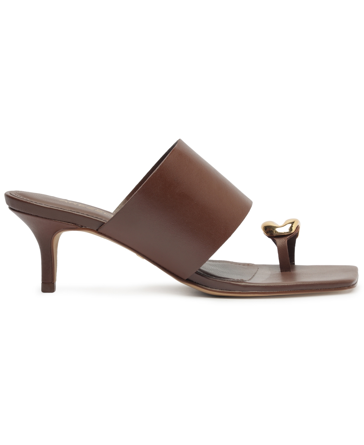 Arezzo Kendall Mid Slide Sandal In Brown