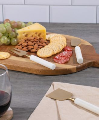 Uptown Gold Cheese Tools with Handles, 3 Piece Set  