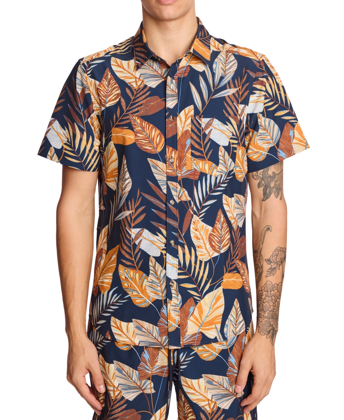 Men's Gilby Floral Swim Shirt - Abstract Pop Multi