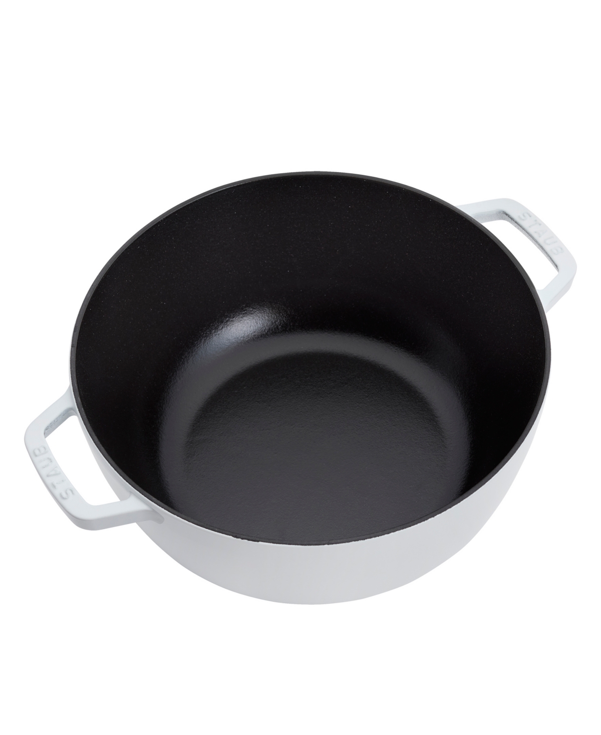 Staub Cast Iron 5-qt. Essential French Oven In White