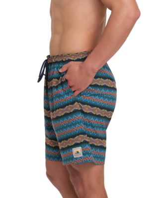 Men's Printed 7" Packable Swim Trunk