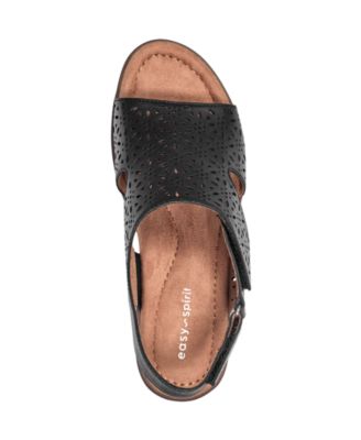 Women's Calix Laser Cut Leather Slingback Sandals