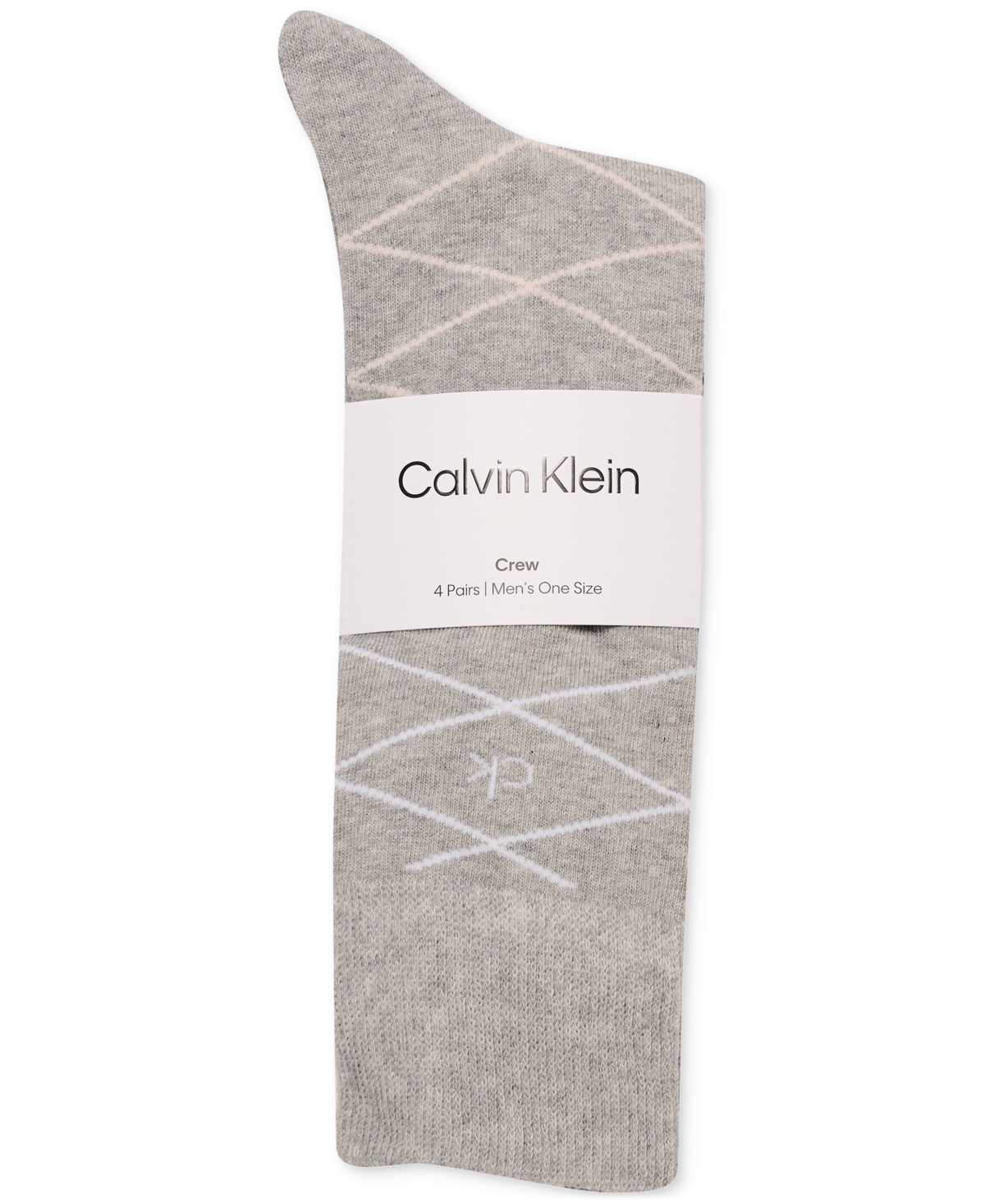Calvin Klein Men's Multi-pattern Assorted Dress Crew Socks, 4-pack