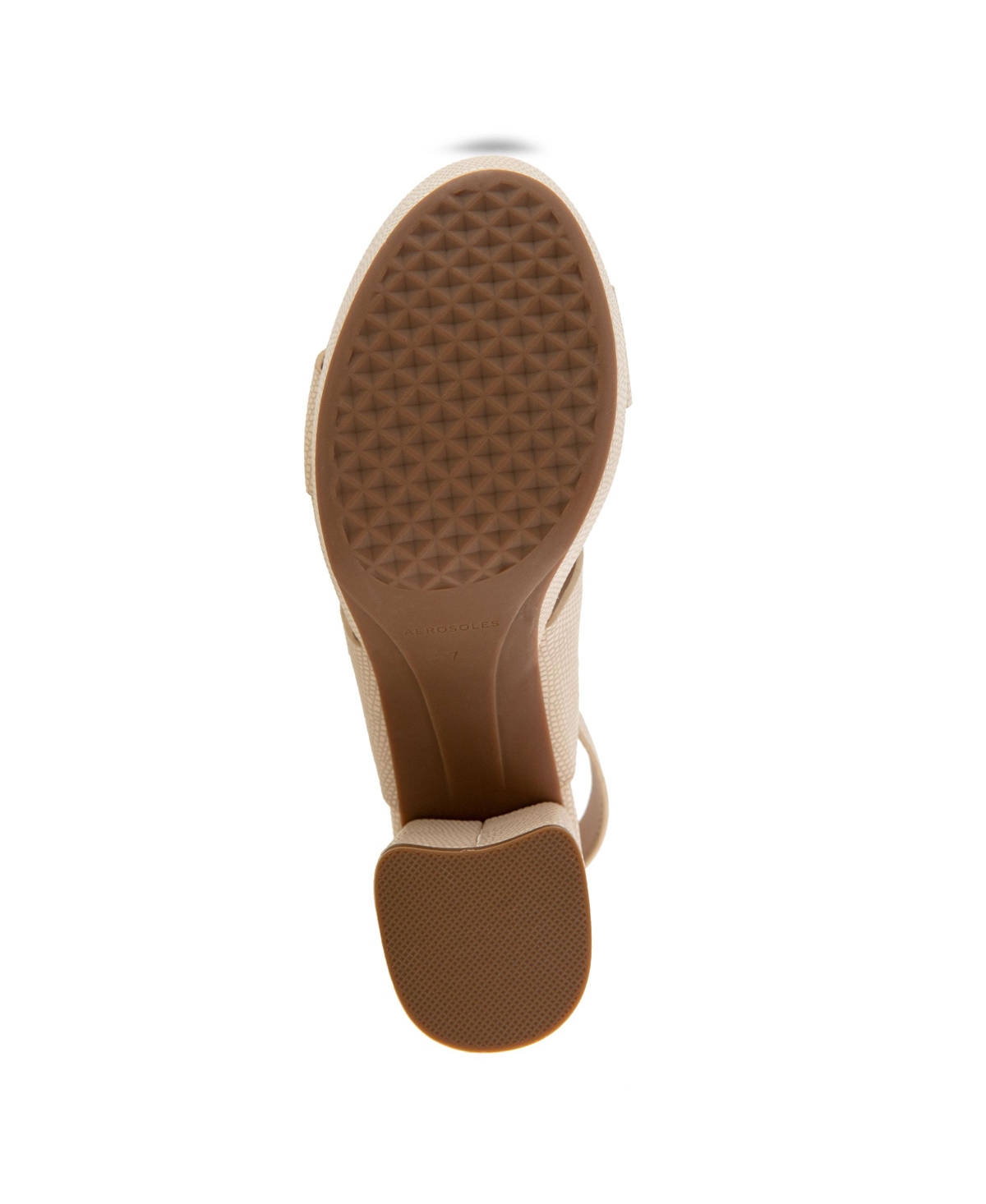 Shop Aerosoles Women's Camilia Round Toe Platform Sandals In Stone Lizard Embossed Faux Leather