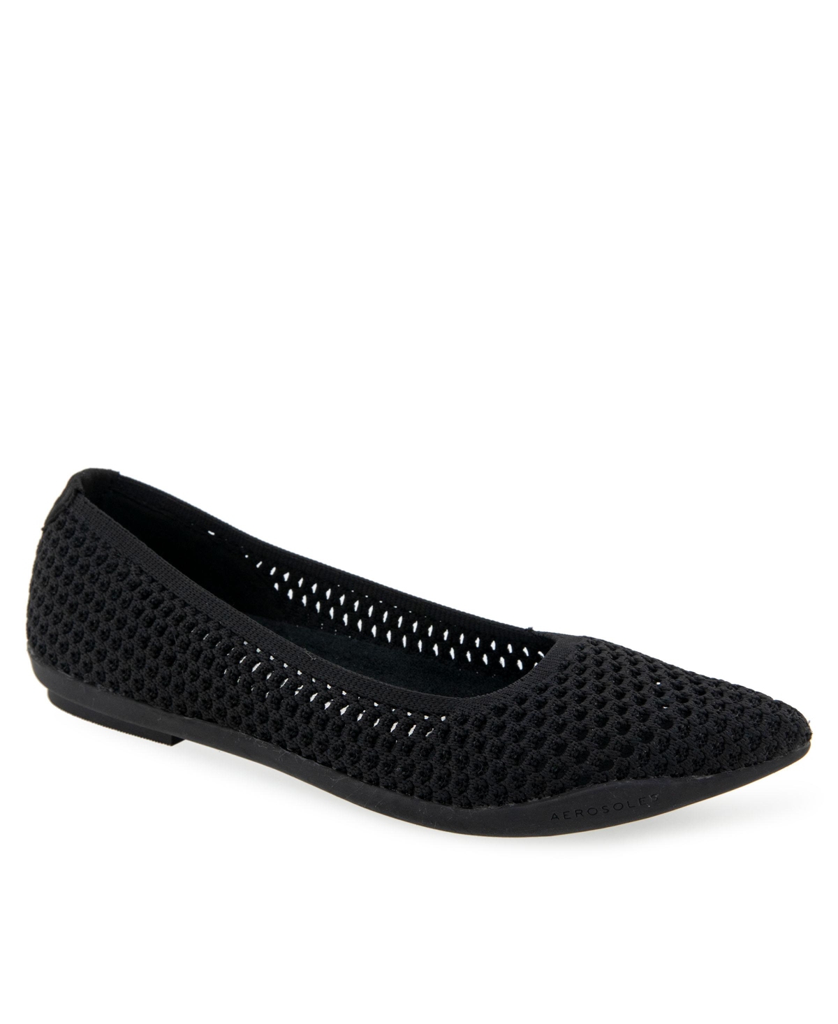 AEROSOLES WOMEN'S DANIELLE POINTED TOE FLAT FLATS 