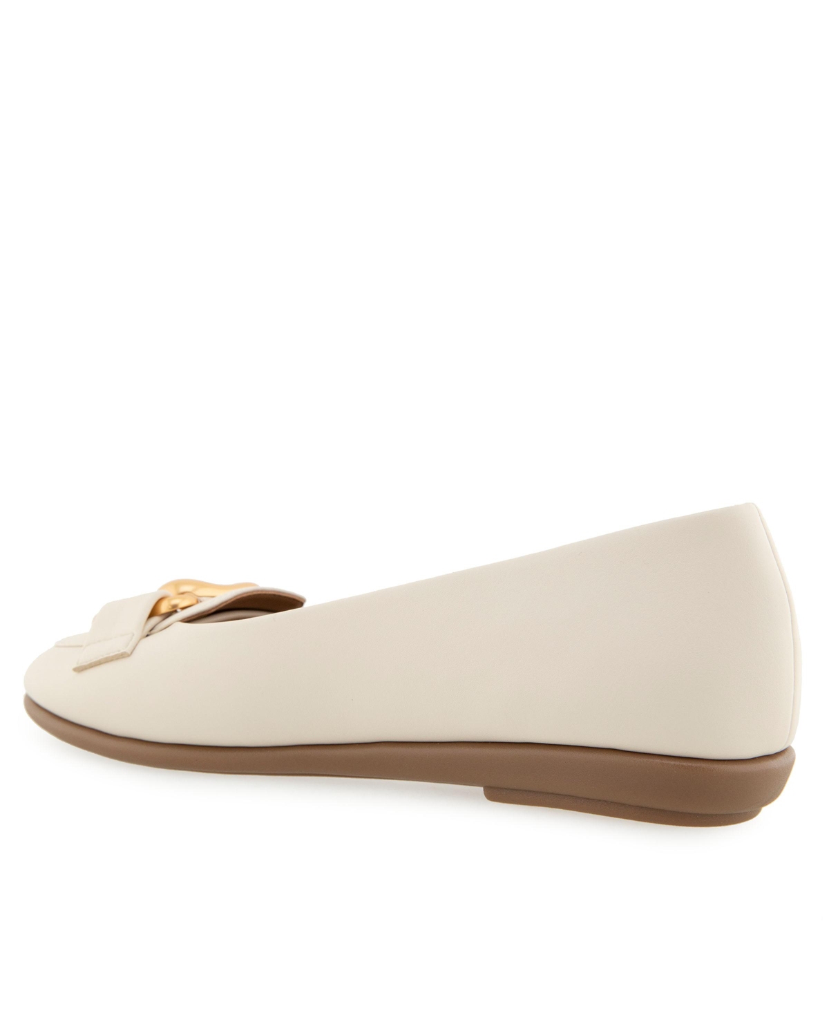 AEROSOLES WOMEN'S BELL ALMOND TOE BALLET FLATS 