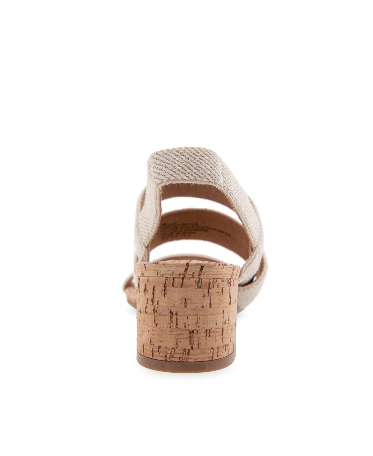 AEROSOLES WOMEN'S CHARA ROUND TOE SLINGBACK SANDALS 