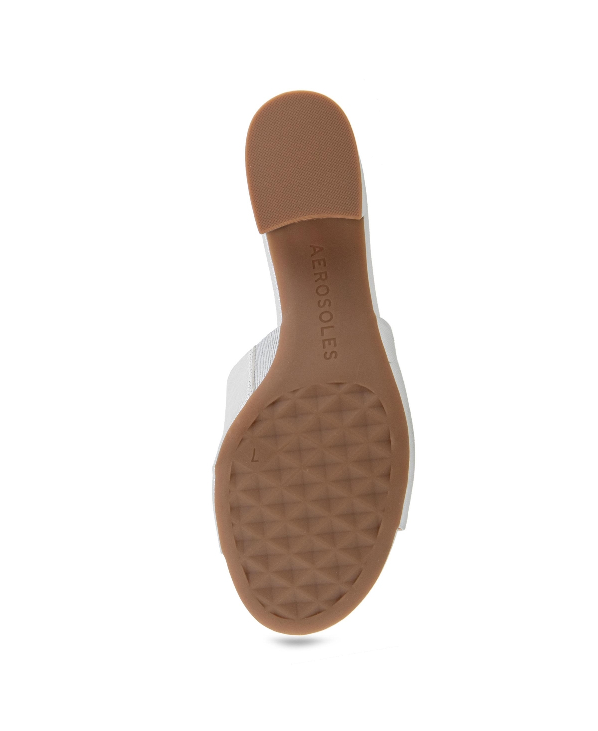AEROSOLES WOMEN'S COMO ROUND TOE SLIDE SANDALS 