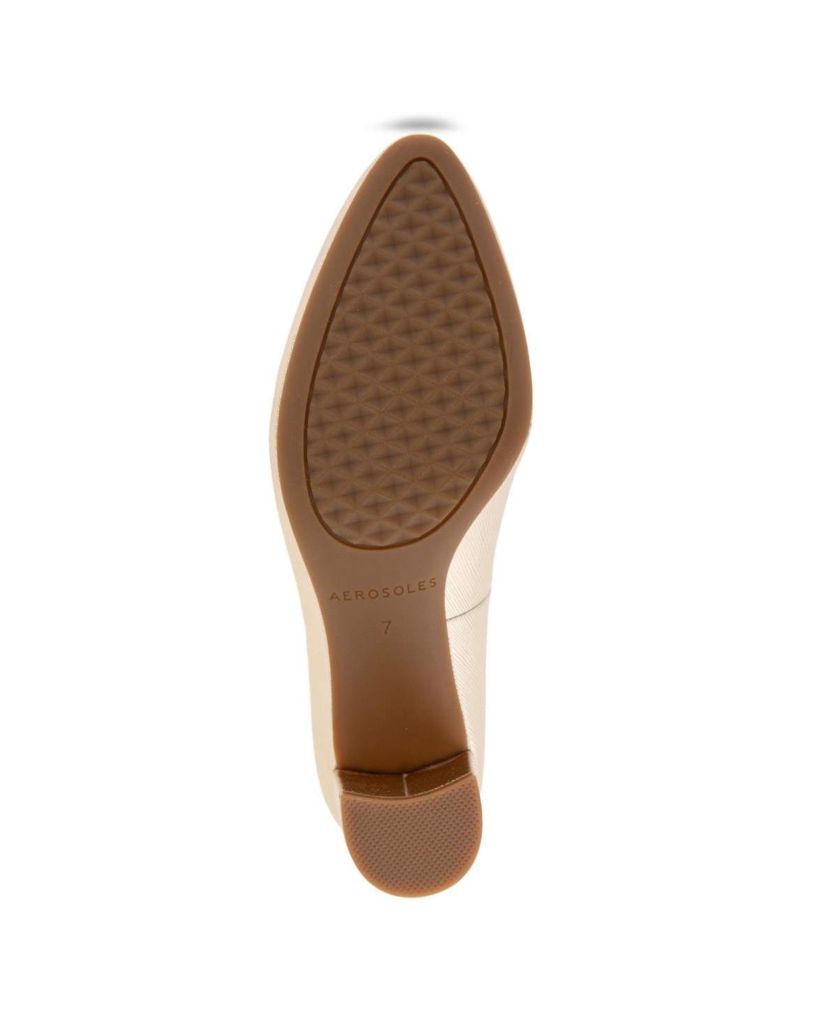 AEROSOLES WOMEN'S BETSY ALMOND TOE PUMP HEELS 