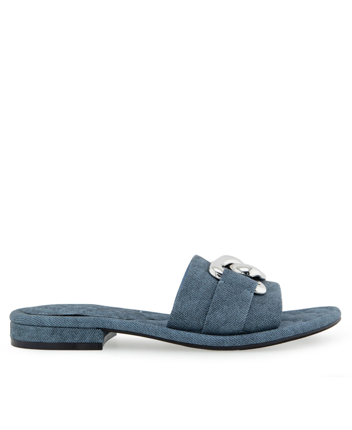 AEROSOLES WOMEN'S BIG CHARM SLIDE OPEN TOE SANDALS 