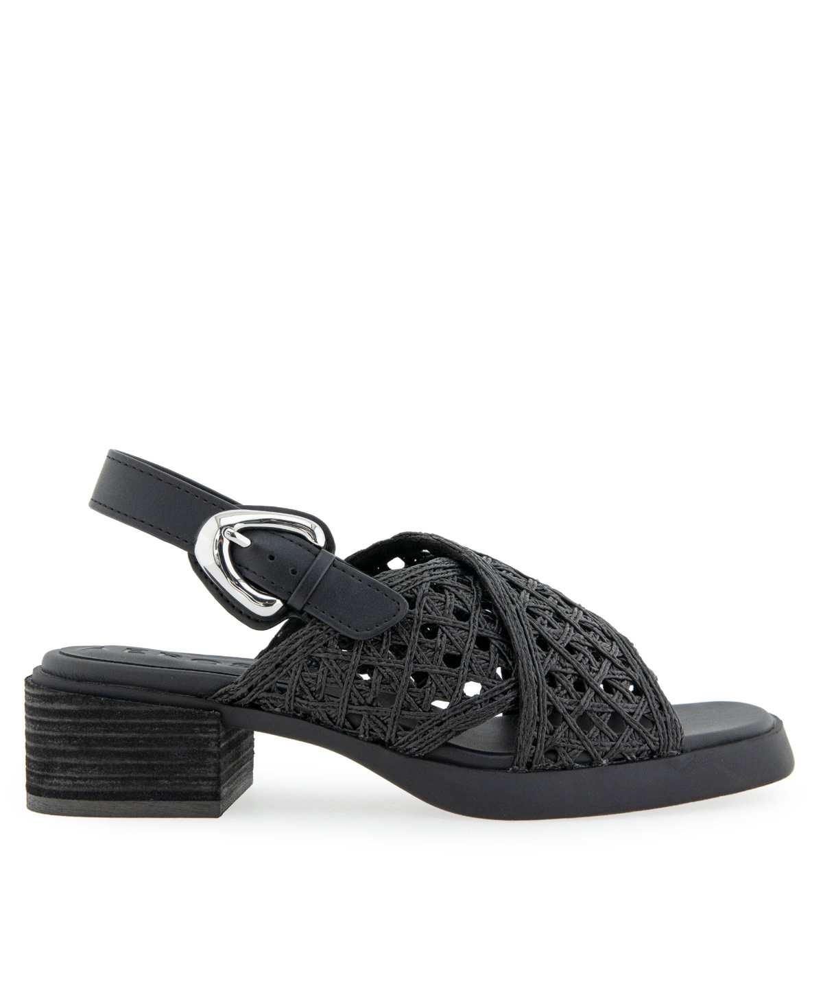 AEROSOLES WOMEN'S DEMI BLOCK HEEL SANDALS 