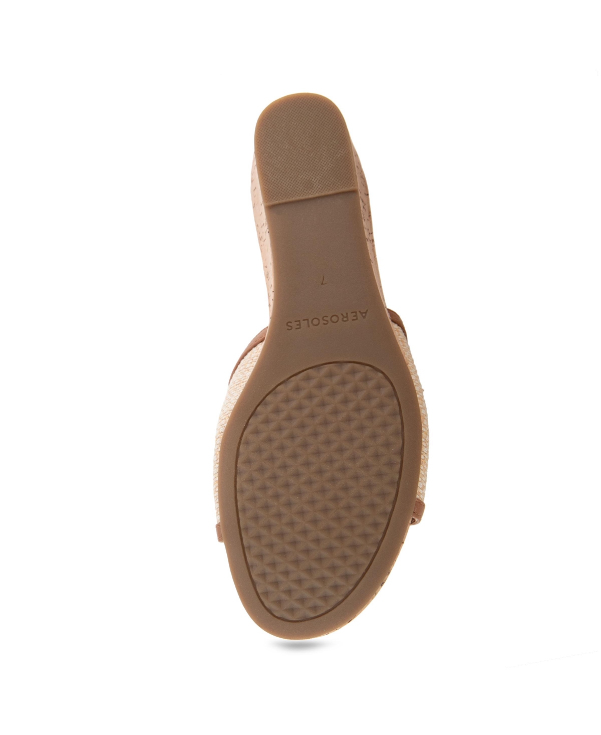 AEROSOLES WOMEN'S WAVA ROUND TOE WEDGE SANDALS 