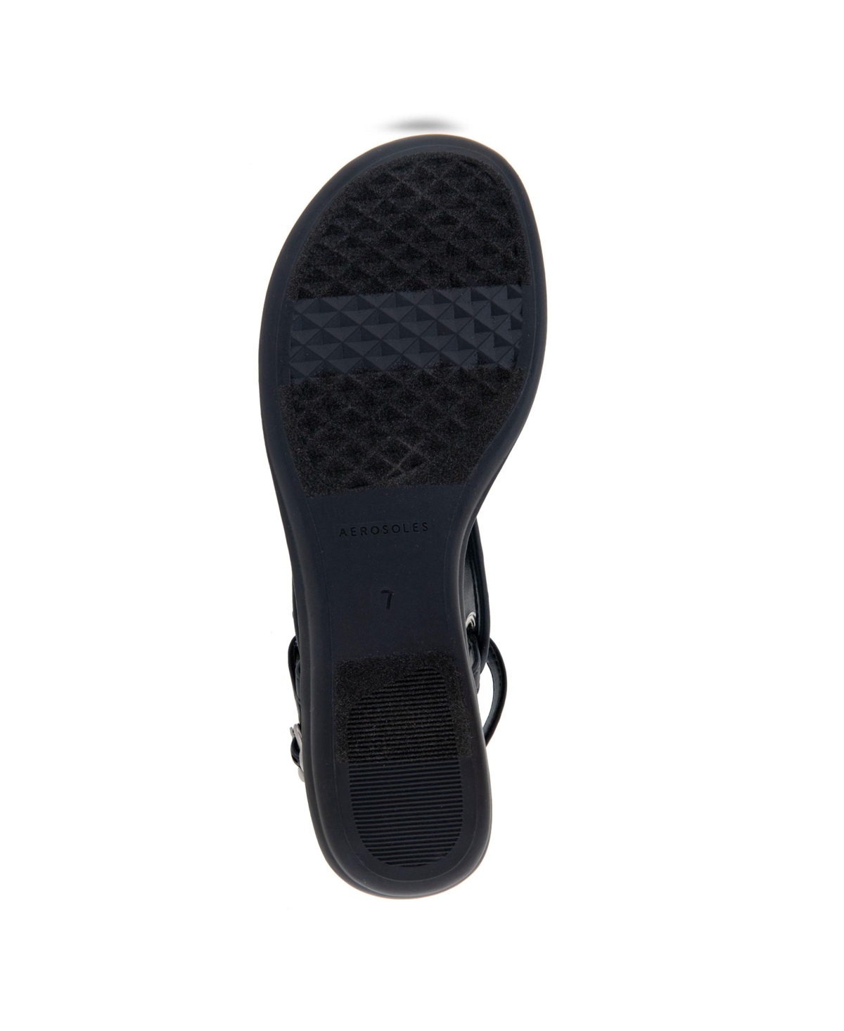 Shop Aerosoles Women's Conclusion Thong Open Toe Sandals In Natural,navy Floral Linen