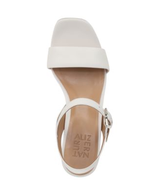 Women's Rose Block Heel Open Square Toe Platform Sandals