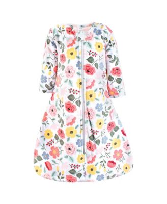 Hudson Baby Baby Girls Hudson Cozy Long-Sleeve Faux Fur Sleep Sack - Modern botanical 32$