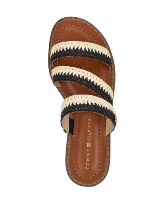 Women's Brelyn Raffia Slip-On Flat Sandals