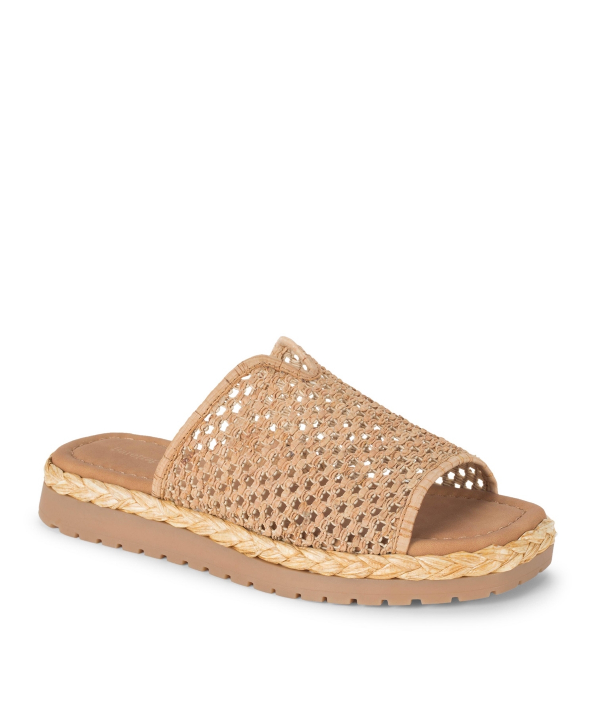 Shop Baretraps Women's Tasmine Slide On Flat Sandals In Natural Cork